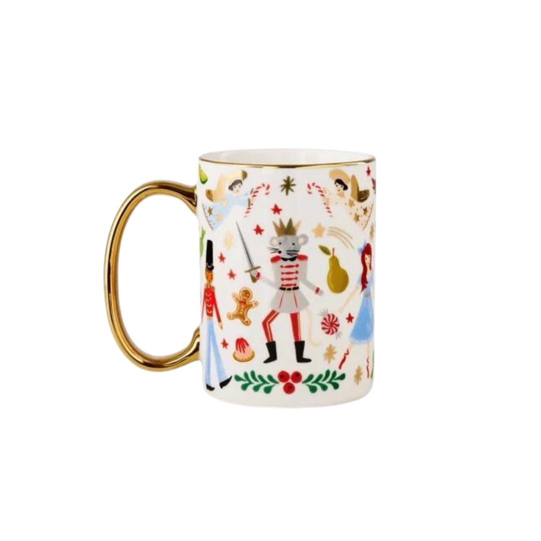 Nutcracker Christmas/Holiday Travel mug with a handle - nutcracker