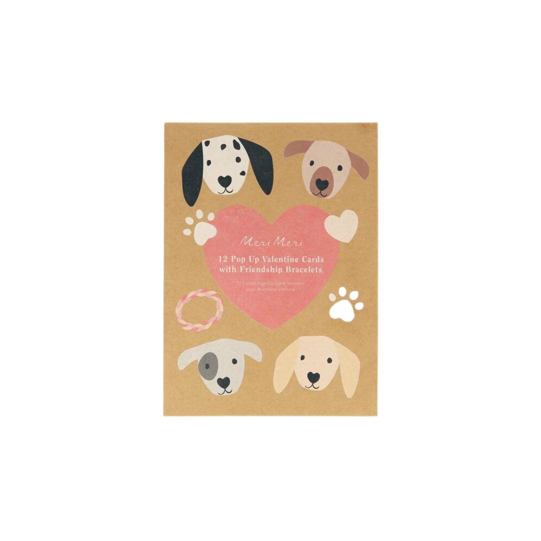 Puppy Pop-Up Valentine Cards – Pink Antlers