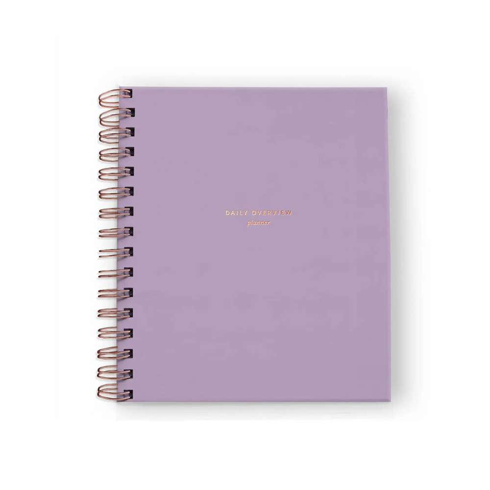 Lavender Daily Overview Planner