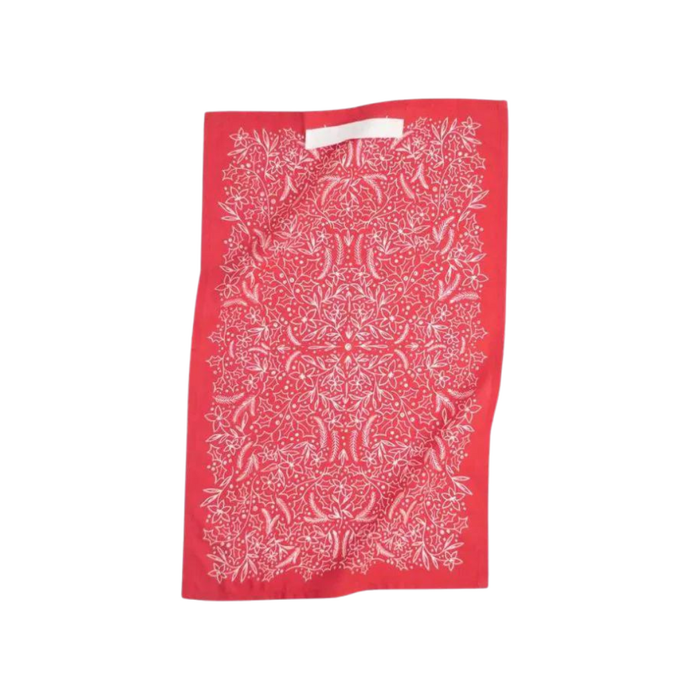 Holiday Floral Kitchen Towel