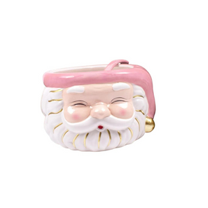 Pink Santa Punch Bowl