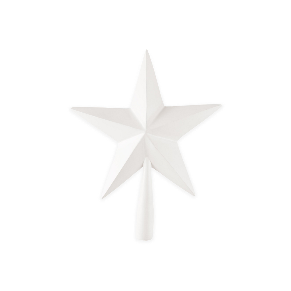 White Star Tree Topper