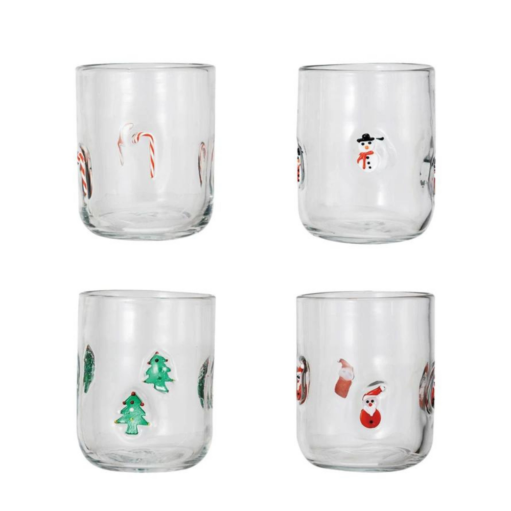 Holiday Icon Drinking Glass