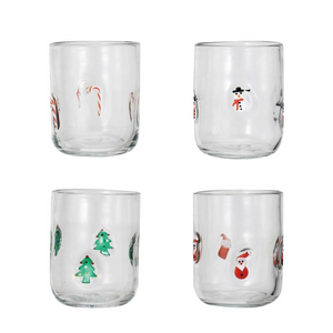 Holiday Icon Drinking Glass