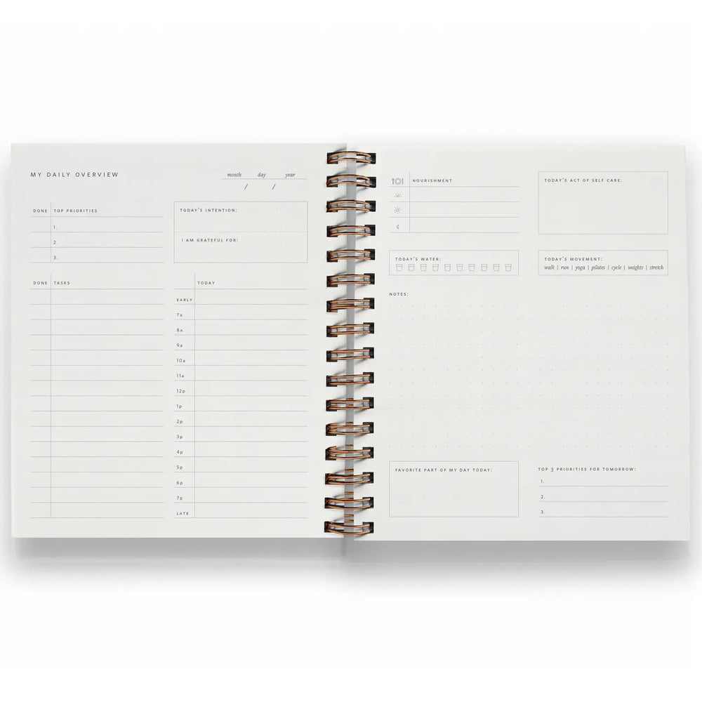 Lavender Daily Overview Planner