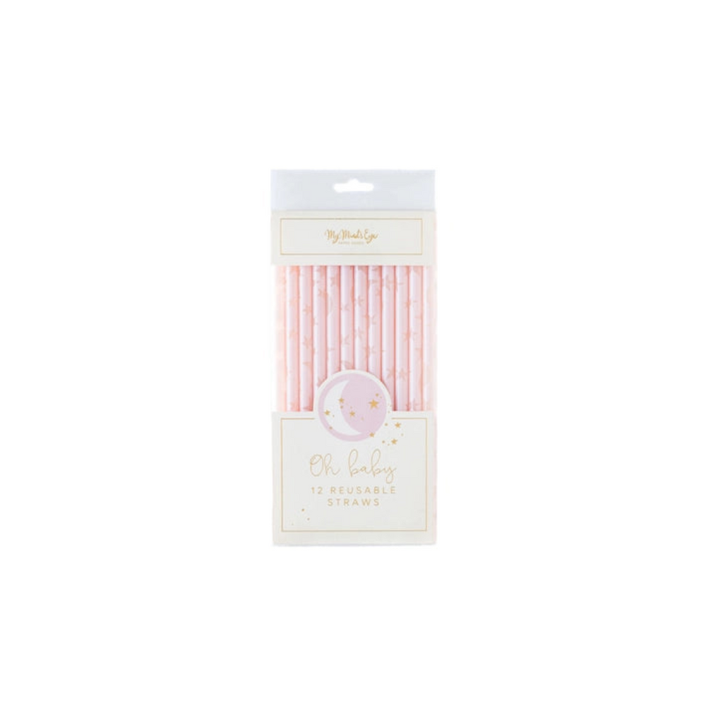 Baby Pink Straws