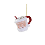 Vintage Santa Mug Ornament