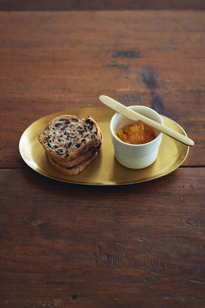 Small Brass Oval Tray