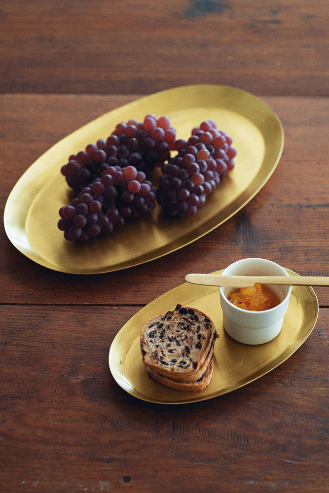 Small Brass Oval Tray