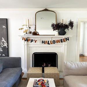 'Happy Halloween' Felt Banner