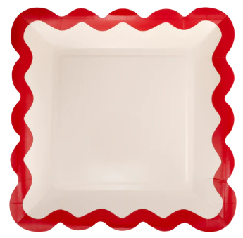 Holiday Ric Rac Plates