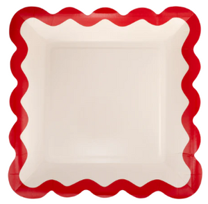 Holiday Ric Rac Plates