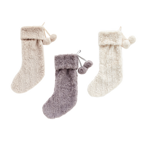 Faux Fur Stocking