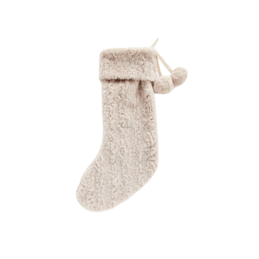 Faux Fur Stocking