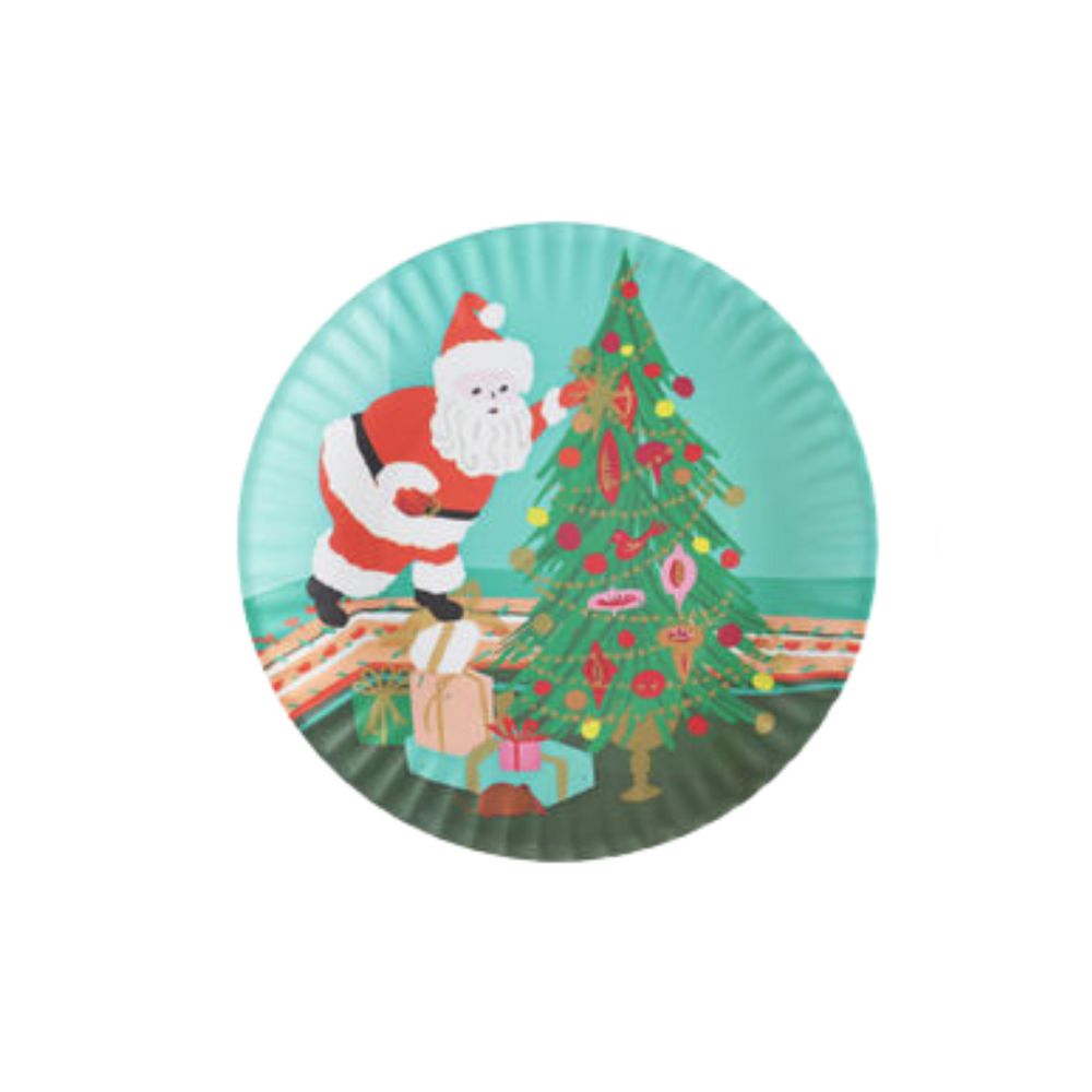 Santa Melamine Plate