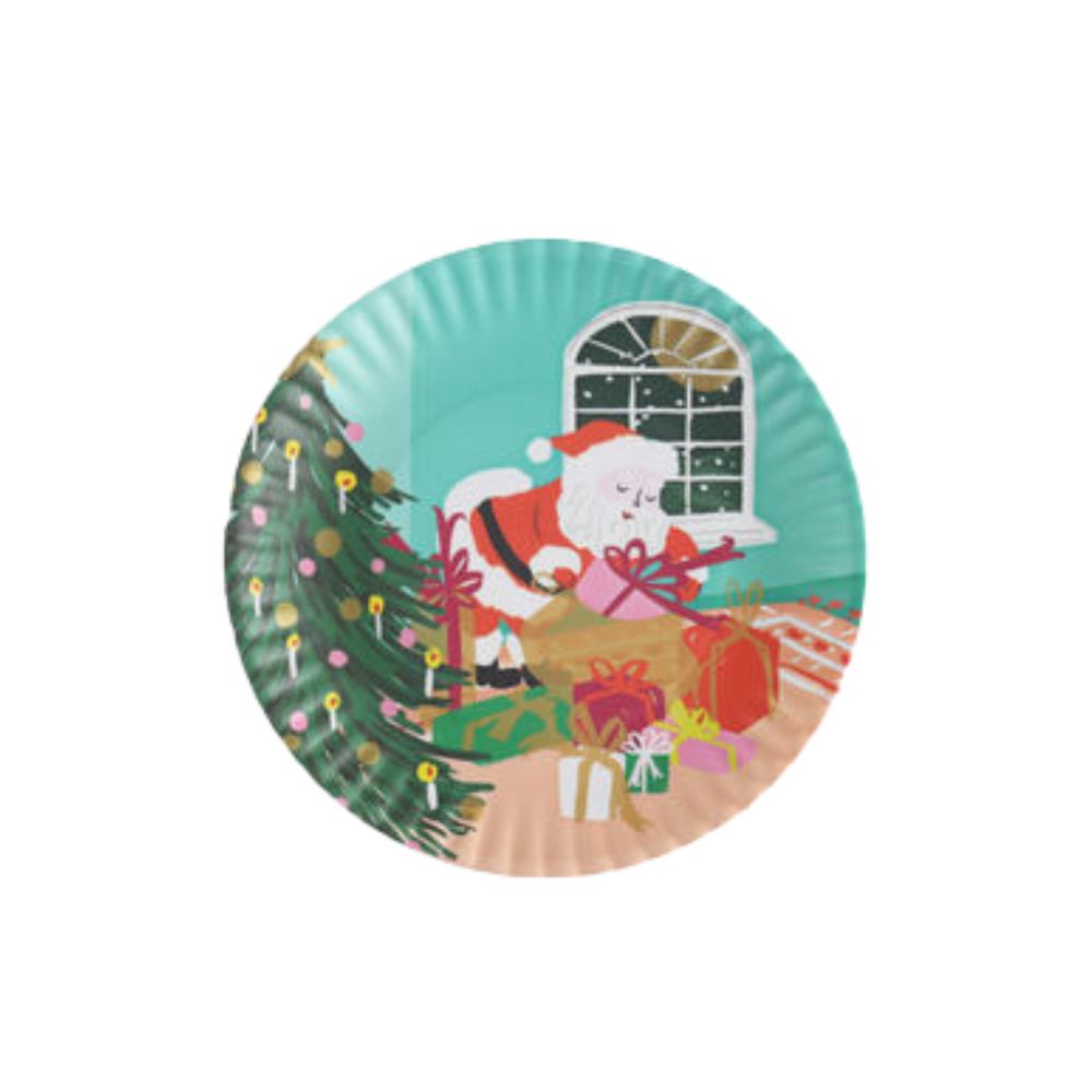 Santa Melamine Plate