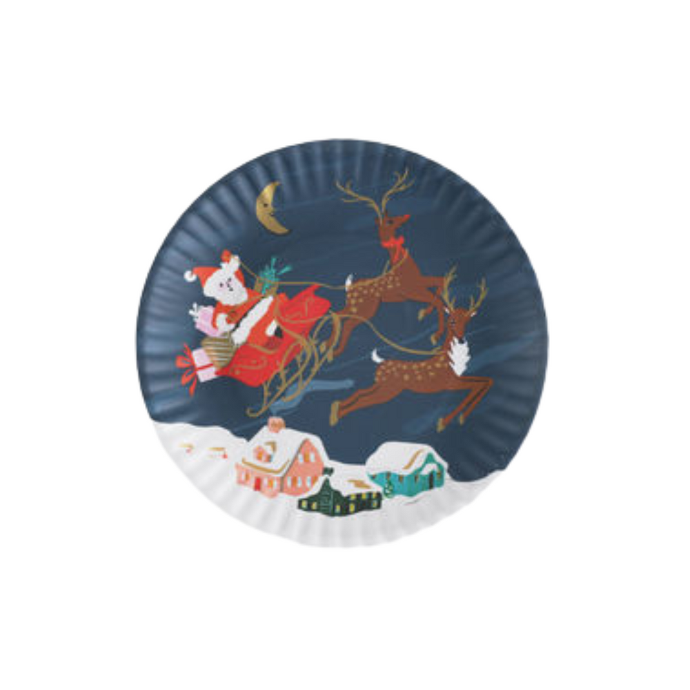 Santa Melamine Plate