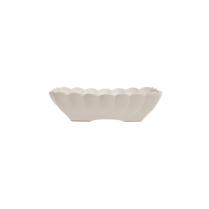 Scalloped Square Bowl