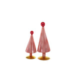 Small Pleated Pink / Red Tree Set