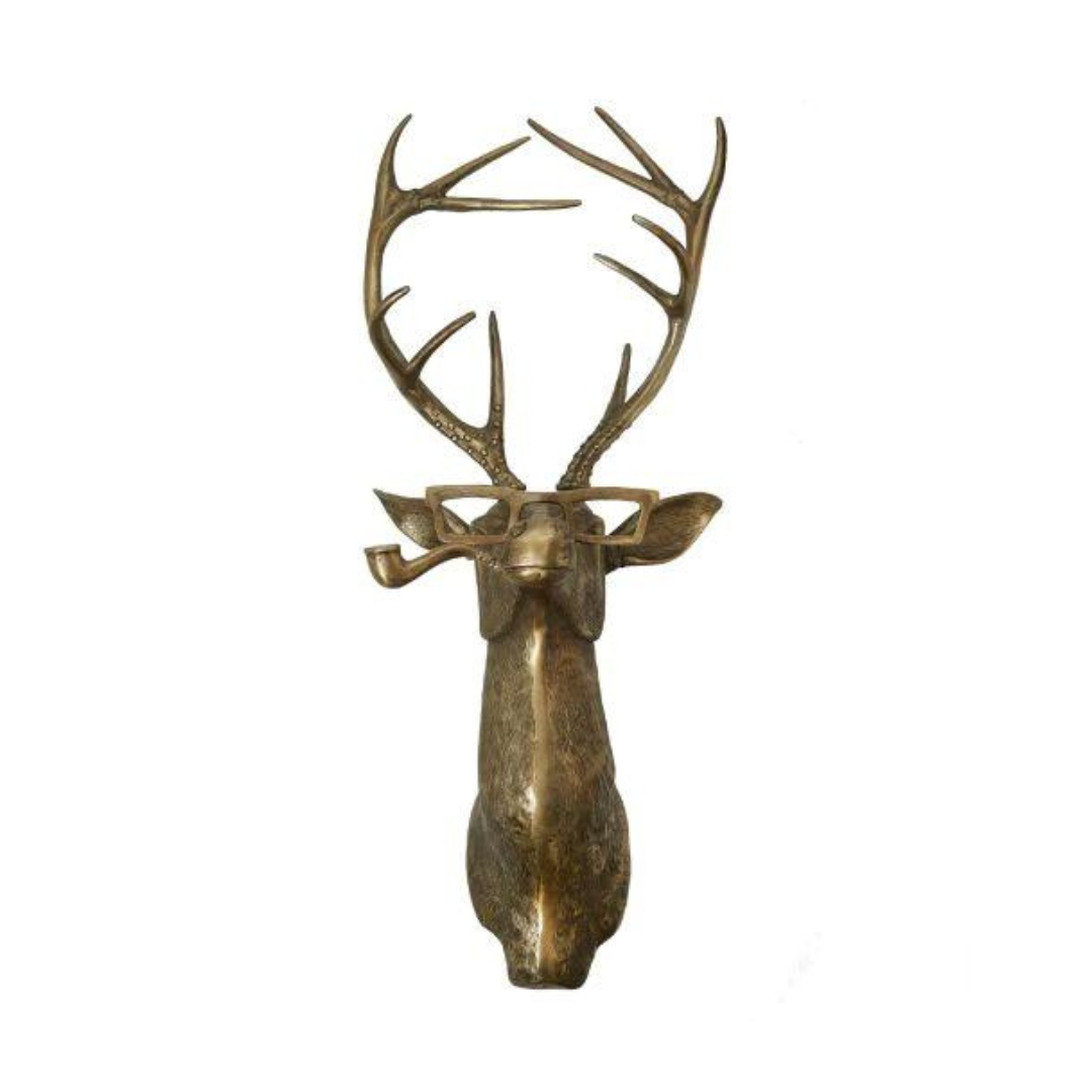 Frankie the Stag Wall Mount – Pink Antlers