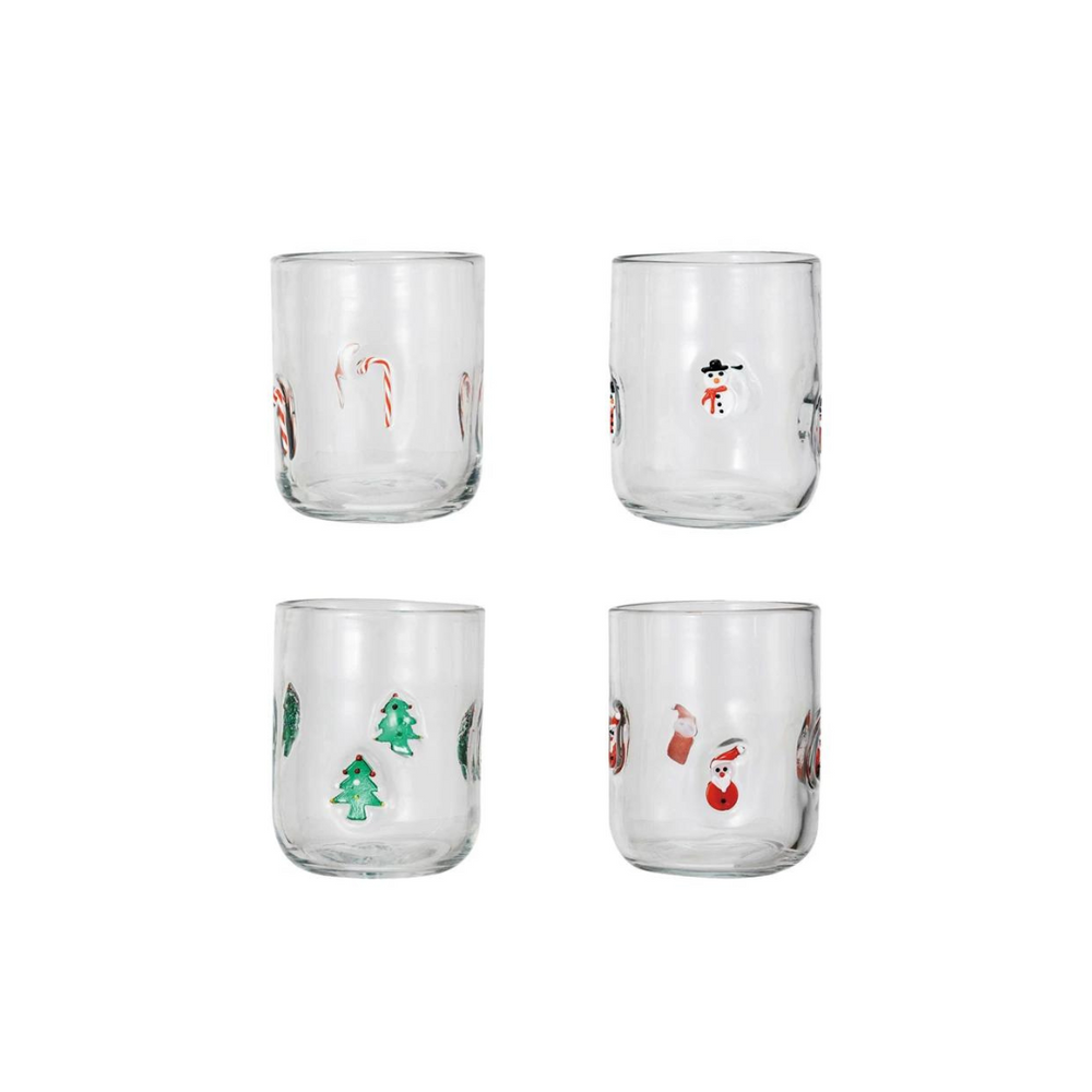 Holiday Icon Drinking Glass