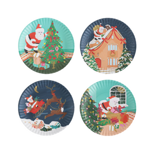 Santa Melamine Plate