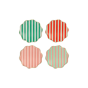 Festive Stripe Side Plates