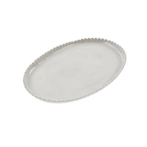 Scalloped Oval Platter