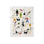 Halloween Parade Tea Towel