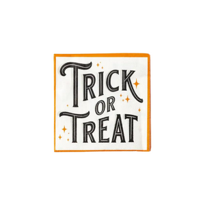 'Trick or Treat' Cocktail Napkins