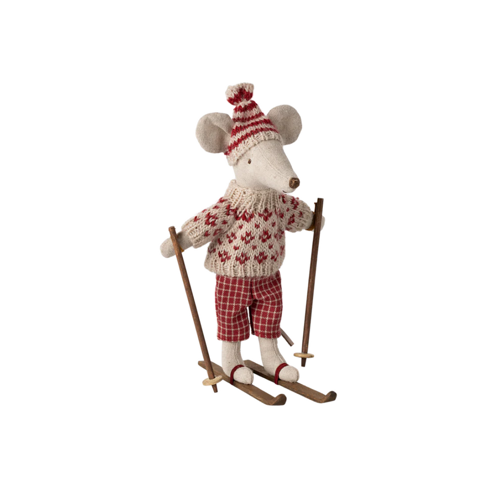 Mom Mouse with Ski Set