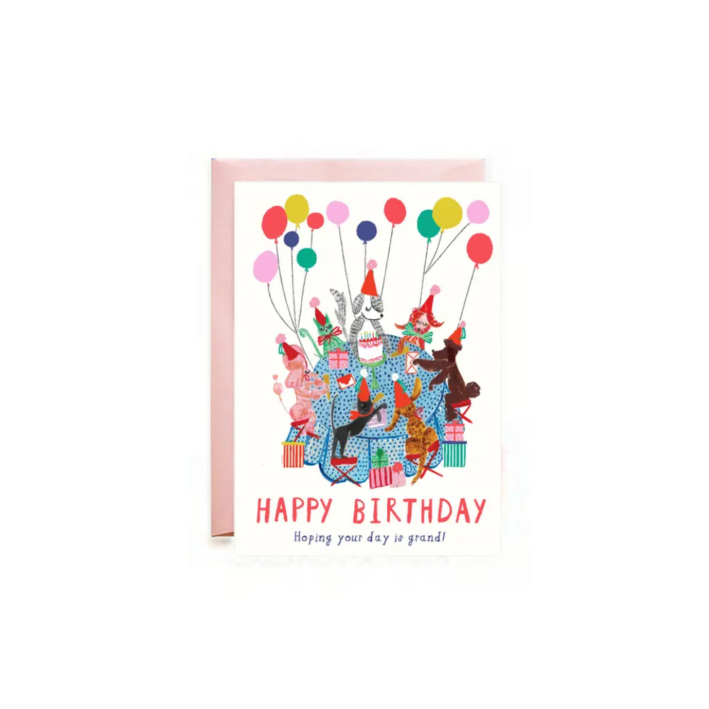 Dog Party Card