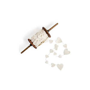 Beige Heart Garland