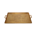 Antique Brass Tray 11.5" x 20"