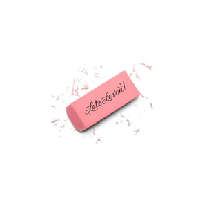 'Let's Learn' Pink Eraser