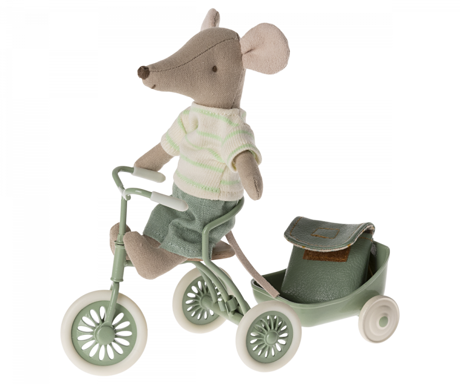 Mint Big Brother Tricycle Mouse with Bag
