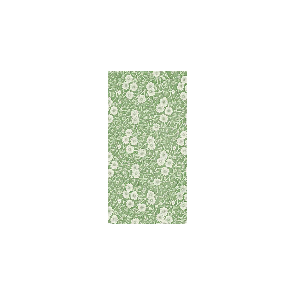 Green Calico Guest Napkins