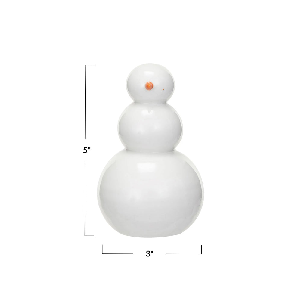 Large Snowman with Carrot Nose