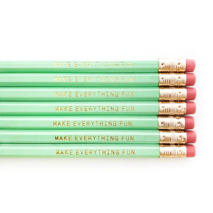 'Make Everything Fun' Pencil Set