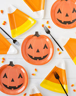 Jack-O-Lantern Plates