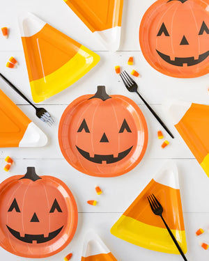 Jack-O-Lantern Plates