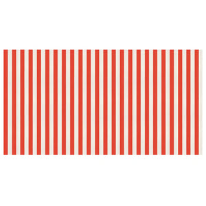 Red Striped Tablecloth