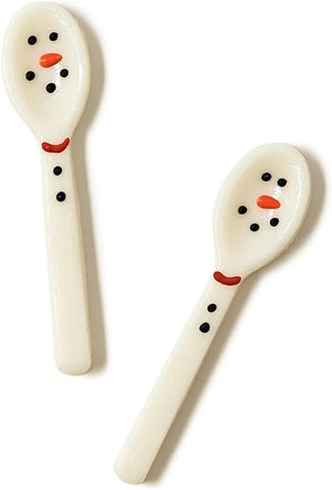 Snowman Edible Spoons Set