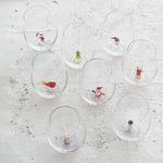 Stemless Holiday Icon Glass