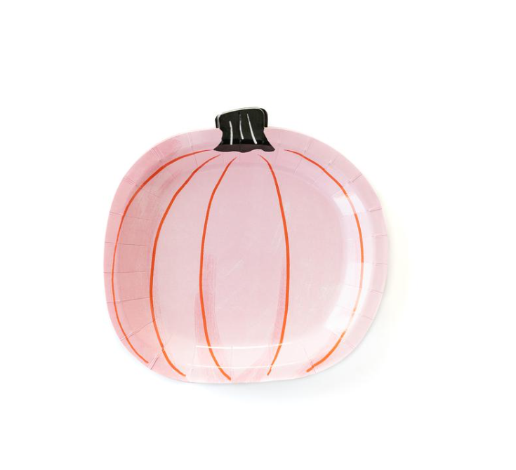 Pink Pumpkin Plate