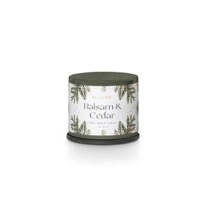 Balsam & Cedar Demi Vanity Tin Candle